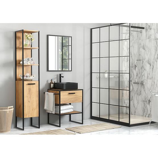 Unterschrank für Waschbecken 70 cm 1 Schublade