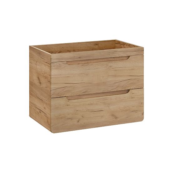 Unterschrank für Waschbecken 80 cm 2 Schubladen