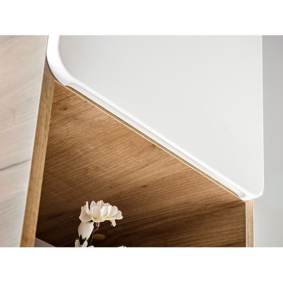 Unterschrank für Waschbecken 80 cm 2 Schubladen