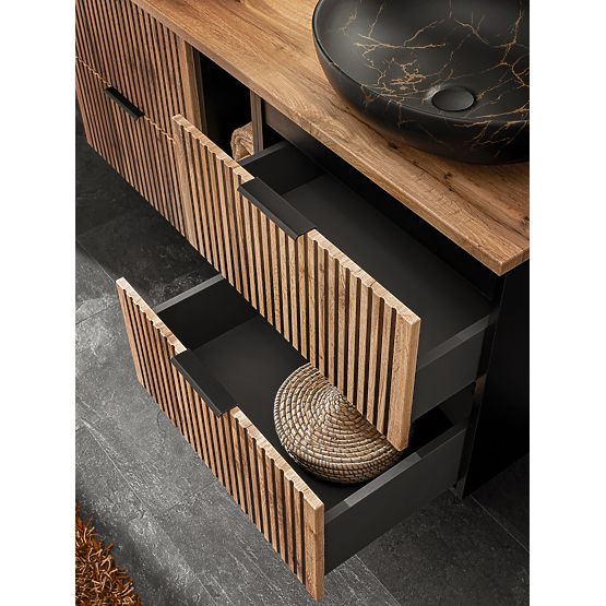 Unterschrank für Waschbecken 80cm 2 Schubladen