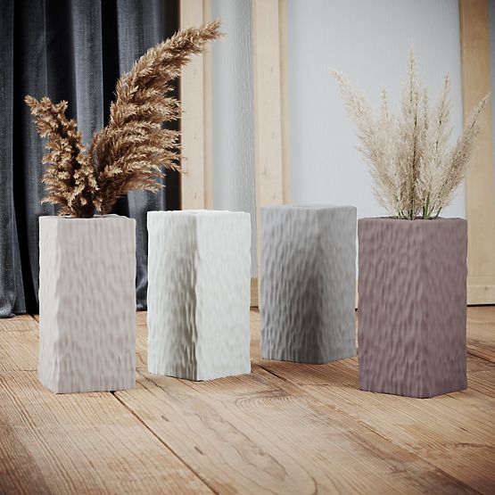 Vase DEVON Farbe puderpink Stil minimalistisch für Innenräume ameliahome