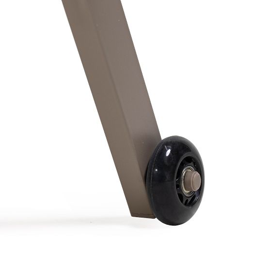 Verstellbare Gartenliege Sandy, hellgrau/beige