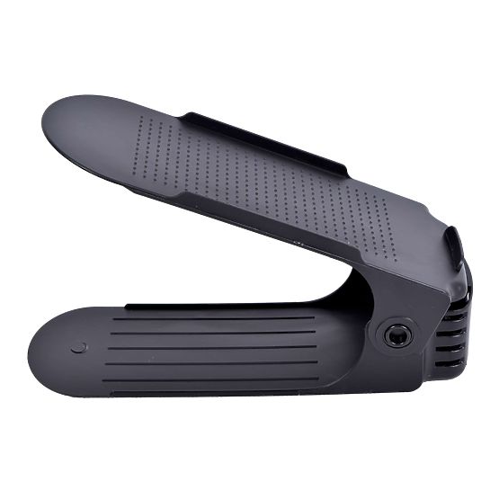Verstellbarer Schuhorganizer Halter Ständer schwarz