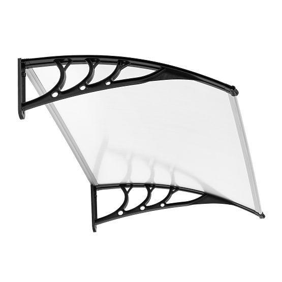 Vordach über der Tür 100x80 cm Polycarbonat-Abdeckung 100x80 cm