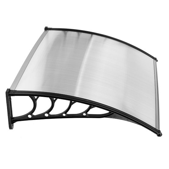 Vordach über der Tür 120x100 cm Schutzdach Polycarbonat