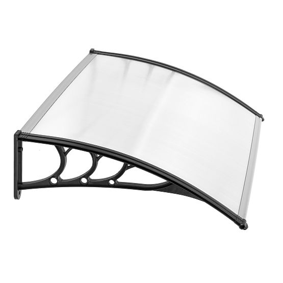 Vordach über der Tür 150x80 cm Schutzdach Polycarbonat