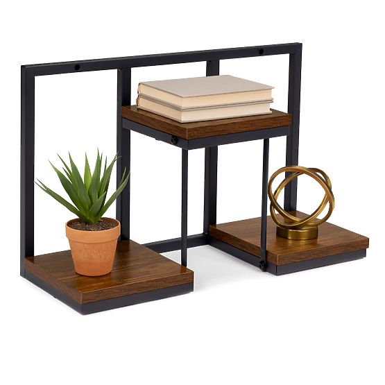 Wand-Blumenständer hängendes Regal für Blumen Dekoration 3 Ebenen Loft ModernHome