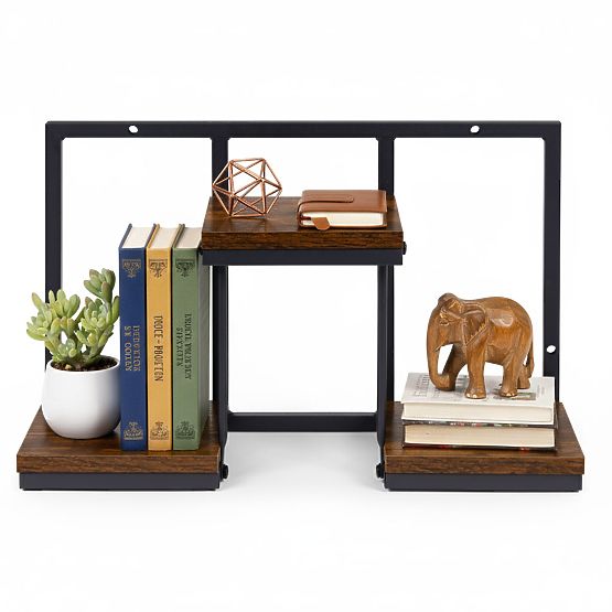 Wand-Blumenständer hängendes Regal für Blumen Dekoration 3 Ebenen Loft ModernHome