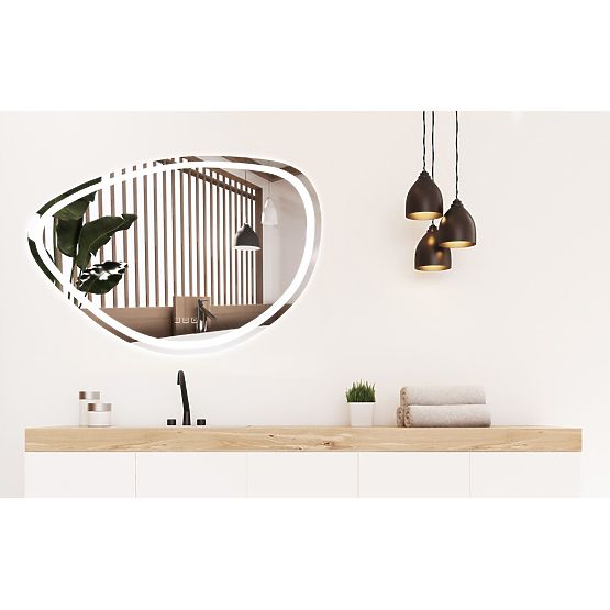 WAND-LED-SPIEGEL MIT BLUETOOTH-FUNKTION 70x100cm FOG