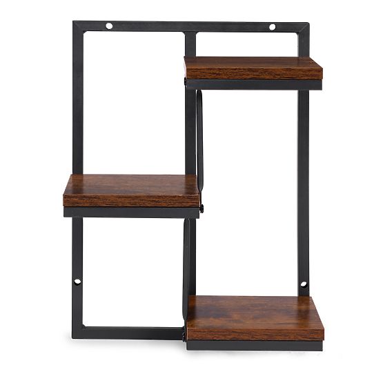 Wandblumenständer Hängeregal für Blumen Dekoration 3 Ebenen Loft ModernHome