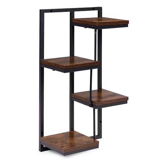 Wandblumenständer Regal für Blumen Dekoration 4 Ebenen Loft ModernHome