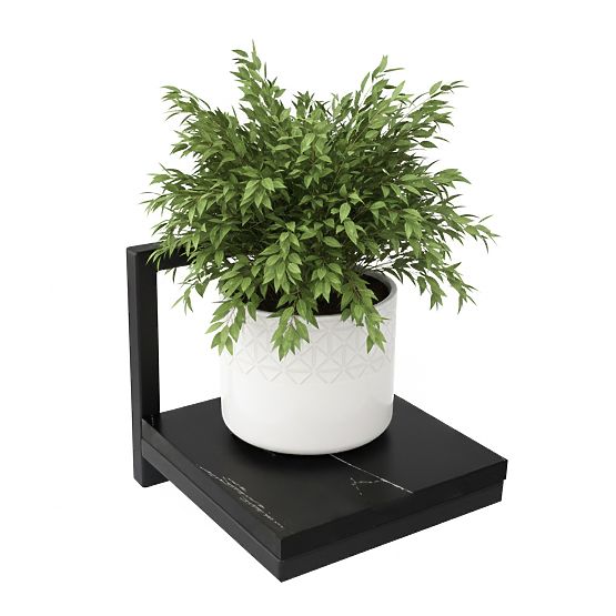 Wandblumentopf TORGET SCHWARZER MARMOR