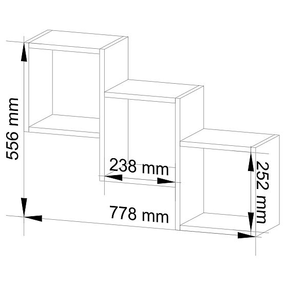 WANDREGAL STAR WEIß