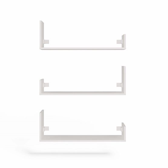 Wandregale KOBI für Wohnzimmer WEISS