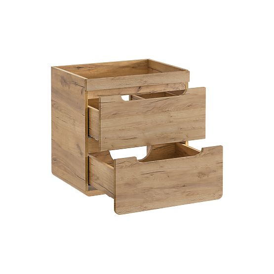 Waschtischunterschrank 60 cm 2 Schubladen