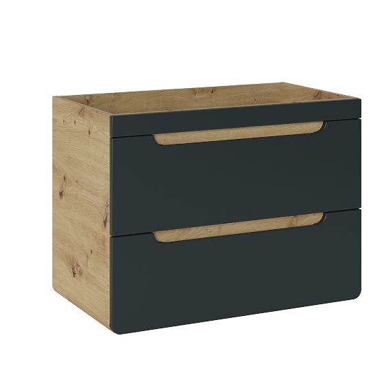 Waschtischunterschrank 80 cm 2 Schubladen