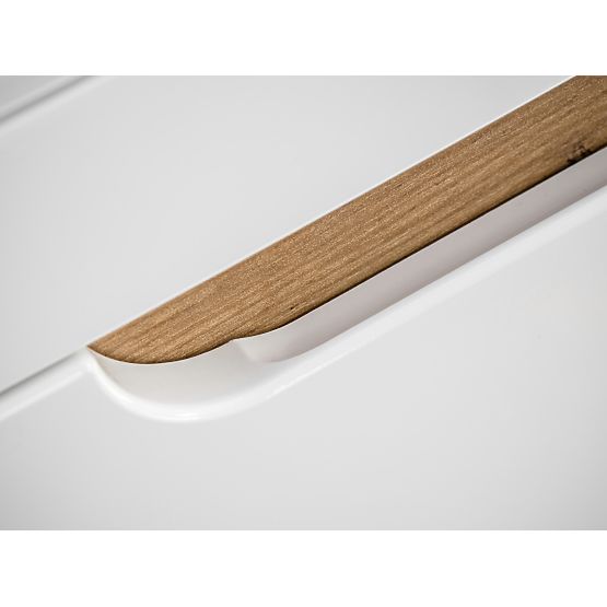 Waschtischunterschrank für Aufsatzwaschbecken 60 cm 2 Schubladen