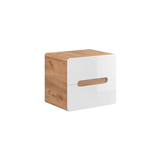 Waschtischunterschrank für Aufsatzwaschbecken 60 cm 2 Schubladen