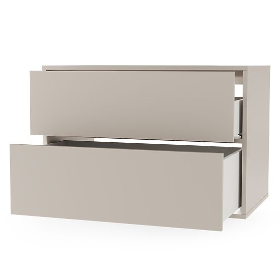 Waschtischunterschrank Mossy, 80 cm, Kaschmir