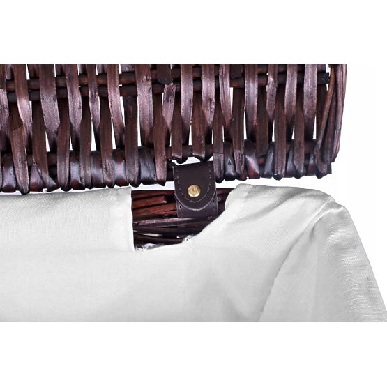 Weidenkorb 72L 40x30x60 cm braun