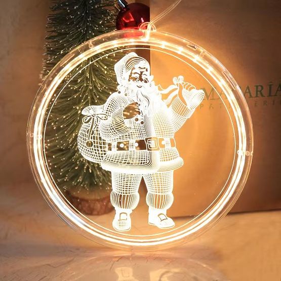 Weihnachtliche LED-Dekoration Santa CD003