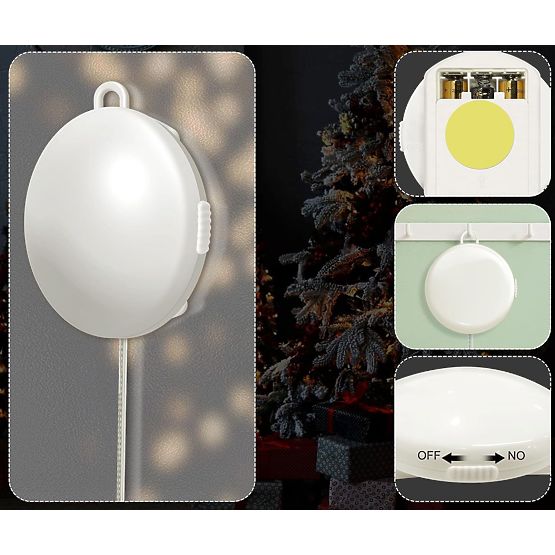 Weihnachtliche LED-Dekoration Santa CD003