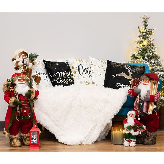 Weihnachtsdekoration Heiliger Nikolaus 44 cm 301252