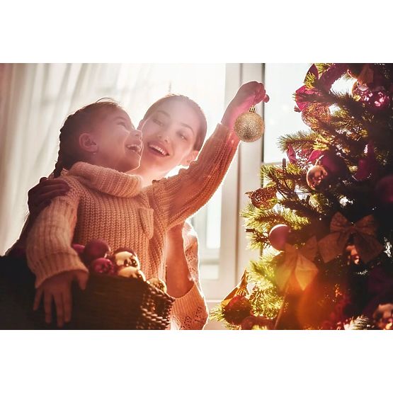 WEIHNACHTSDEKORATIONEN MIX 72 STÜCK 311435