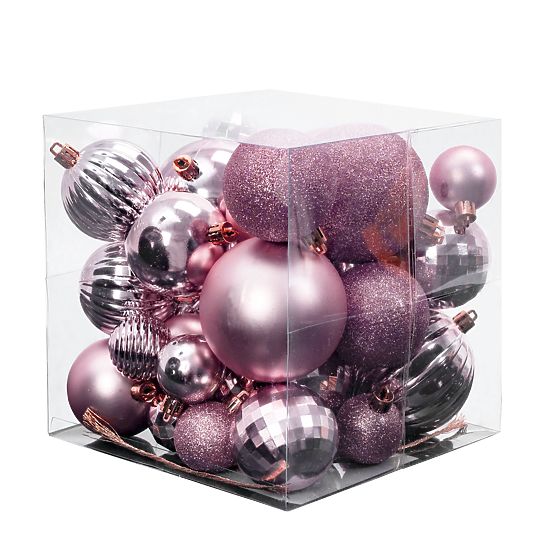 WEIHNACHTSDEKORATIONEN ROSE RED 36 STÜCK 311433