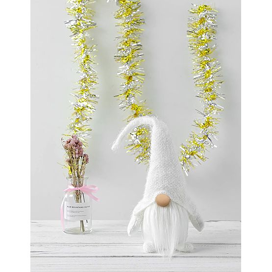 Weihnachtself YX068 50cm Weiß