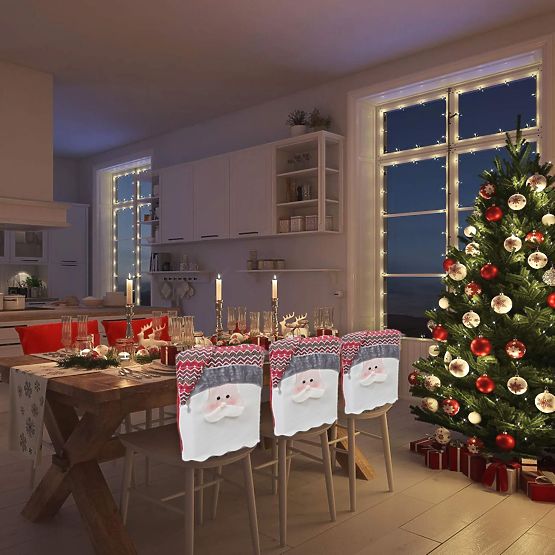 Weihnachtsstuhlbezug YX22020 6 Stk.