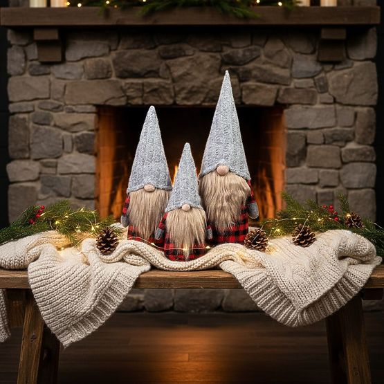 Weihnachtswichtel Set YX055 30+40+50cm