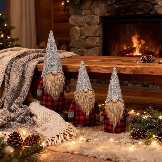 Weihnachtswichtel Set YX055 30+40+50cm