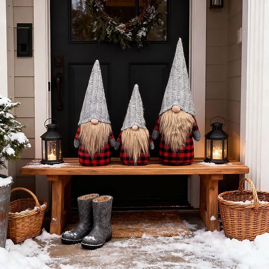 Weihnachtswichtel Set YX055 30+40+50cm