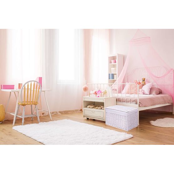 Weiße Weiden-Truhe 160 L