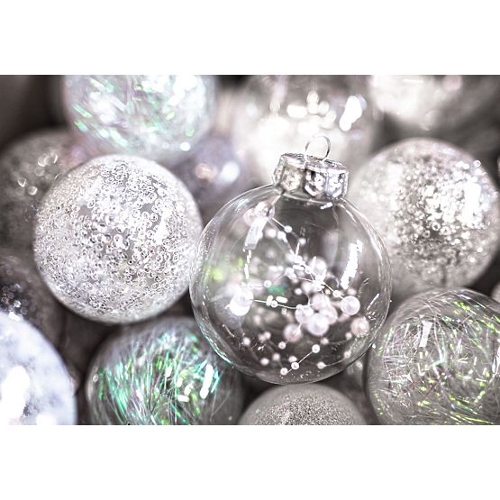 Weiße Weihnachtsdekorationen 30 Stück sysd1688-057