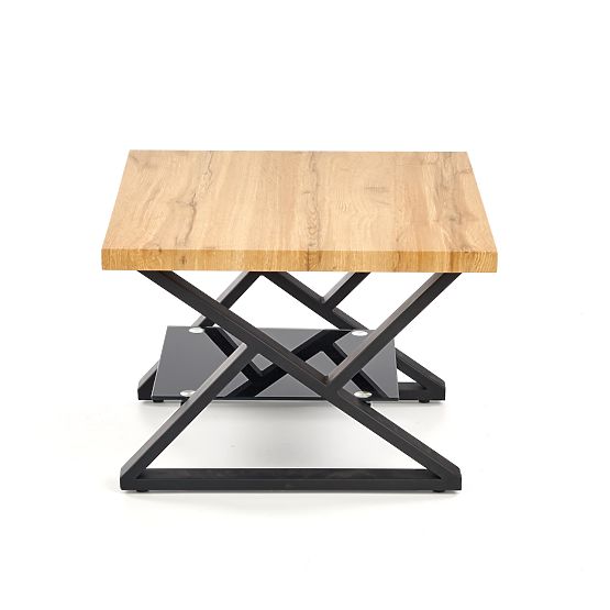 XENA KWADRAT Couchtisch schwarz / natur (2p=1Stk)