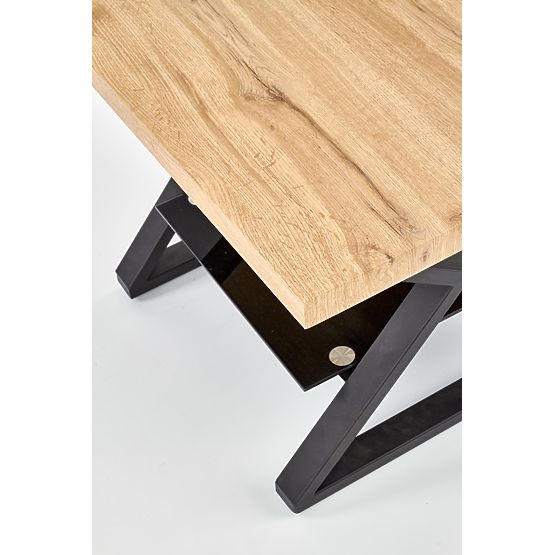 XENA KWADRAT Couchtisch schwarz / natur (2p=1Stk)
