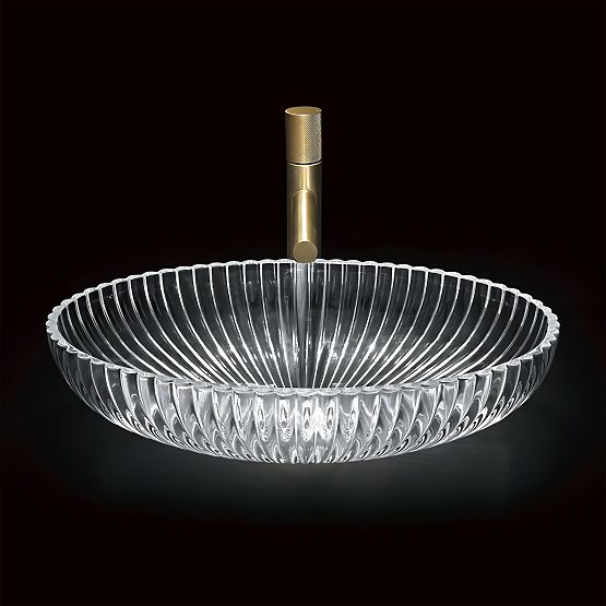 Zeitloses Waschbecken Rea Nicole Transparent