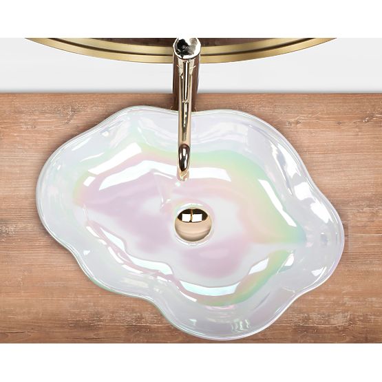 Zeitloses Waschbecken Rea Pearl Akoya