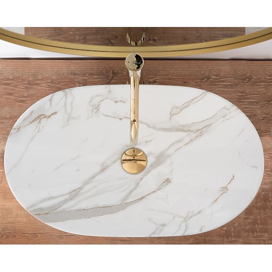 Zeitloses Waschbecken Rea Royal Aiax Shiny