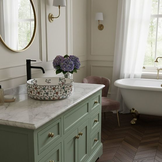 Zeitloses Waschbecken Rea Stefania Fiori