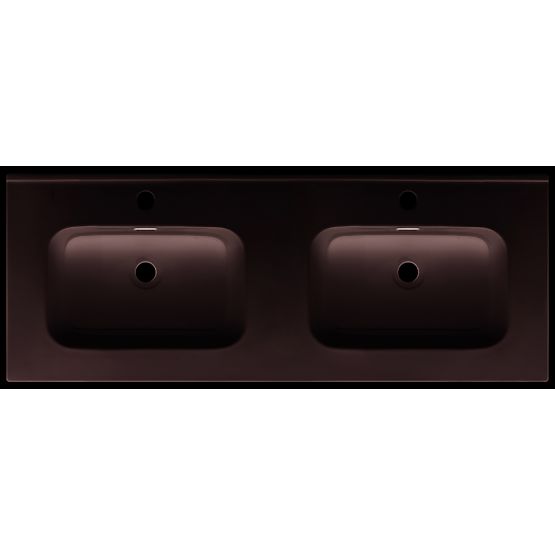 Zweikammer-Möbelwaschbecken 120 cm