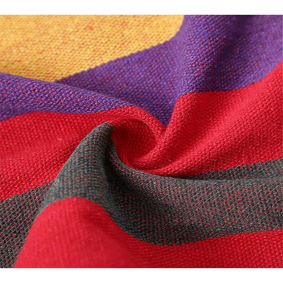 Zweipersonen-Hängematte mit 80 cm Spreizstab 480145A YELLOW