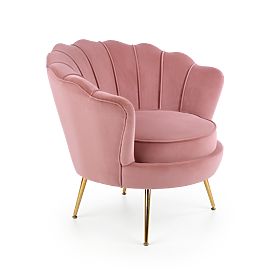 AMORINITO Relaxsessel hellrosa / gold, Halmar