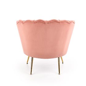 AMORINITO Relaxsessel hellrosa / gold, Halmar