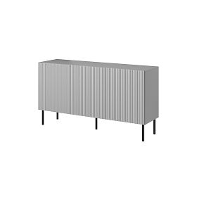 ASENSIO KM-1 Kommode hellgrau, Beine: schwarz (2p=1Stk)