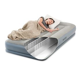 Aufblasbare Matratze 191x99 cm mit Pumpe für eine Person INTEX 64116ND, INTEX