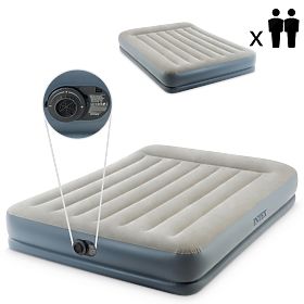 Aufblasbare Matratze 203x152 cm mit Pumpe Doppelbett Intex 64118ND, INTEX