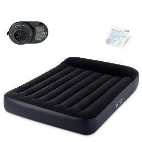 Aufblasbare Matratze mit Pumpe Bett Velours Intex 64150ND, INTEX